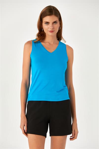 V Yaka Kolsuz Basic Bluz 024-1043