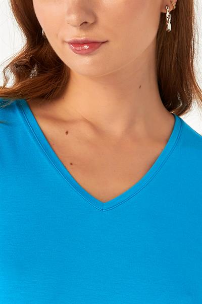V Yaka Kolsuz Basic Bluz 024-1043
