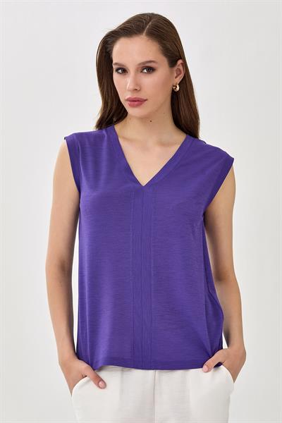 V Yaka Kolsuz Bluz 025-1020