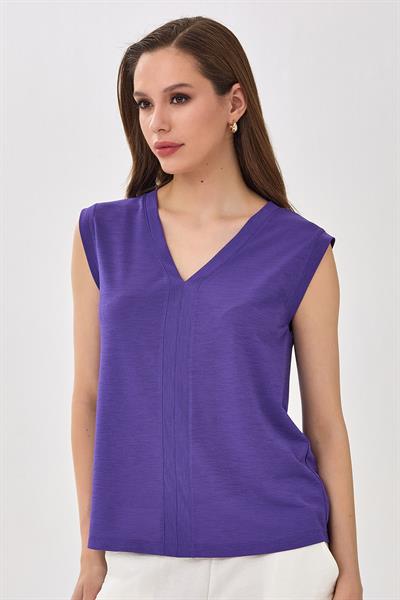 V Yaka Kolsuz Bluz 025-1020