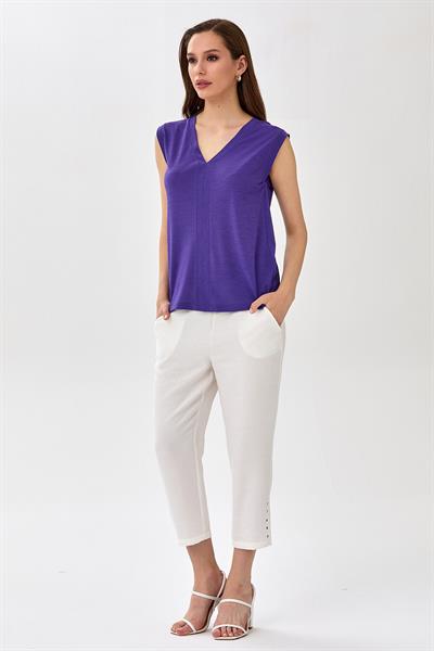 V Yaka Kolsuz Bluz 025-1020