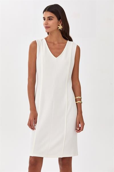 V Yaka Kolsuz Elbise 025-2525