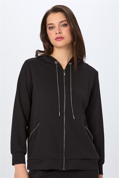Yakası ve Cepleri Taş Şerit Detaylı S-Shirt 026-2120