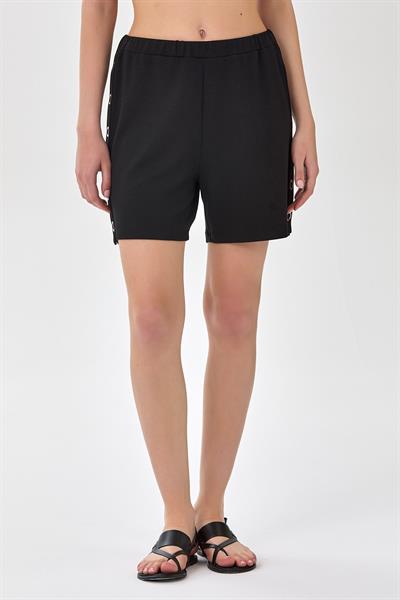 Yanı Çıtçıt Detaylı Kısa Şort 025-2018