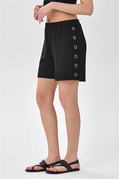 Yanı Çıtçıt Detaylı Kısa Şort 025-2018