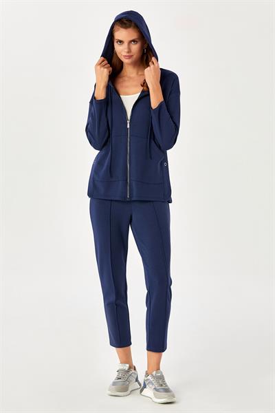 Yanı Çıtçıtlı Cepli Kapüşonlu S-Shirt 024-2100