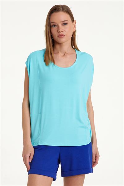 Yarasa Kol Bisiklet Yaka Bluz 023-1005