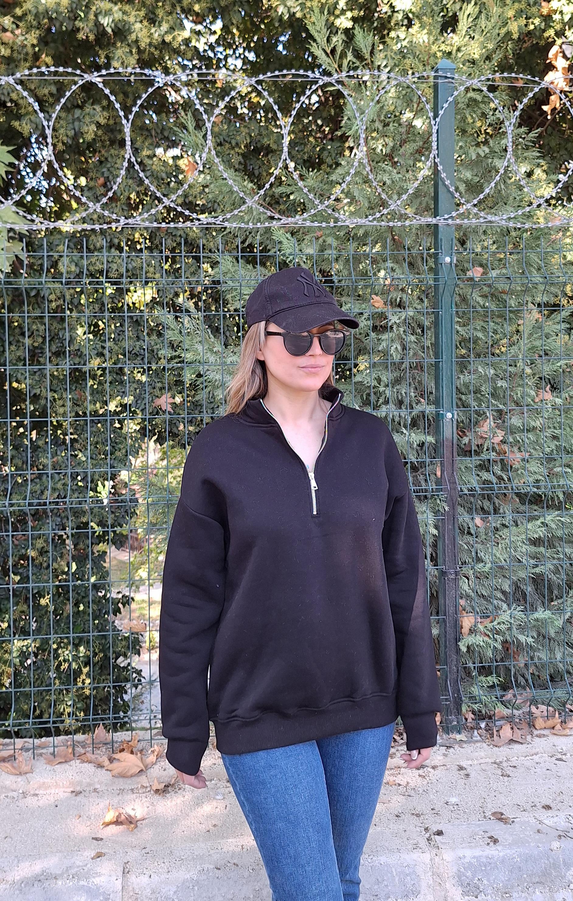 Fermuarlı Sweat 