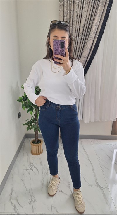 KOYU LACİVERT JEAN
