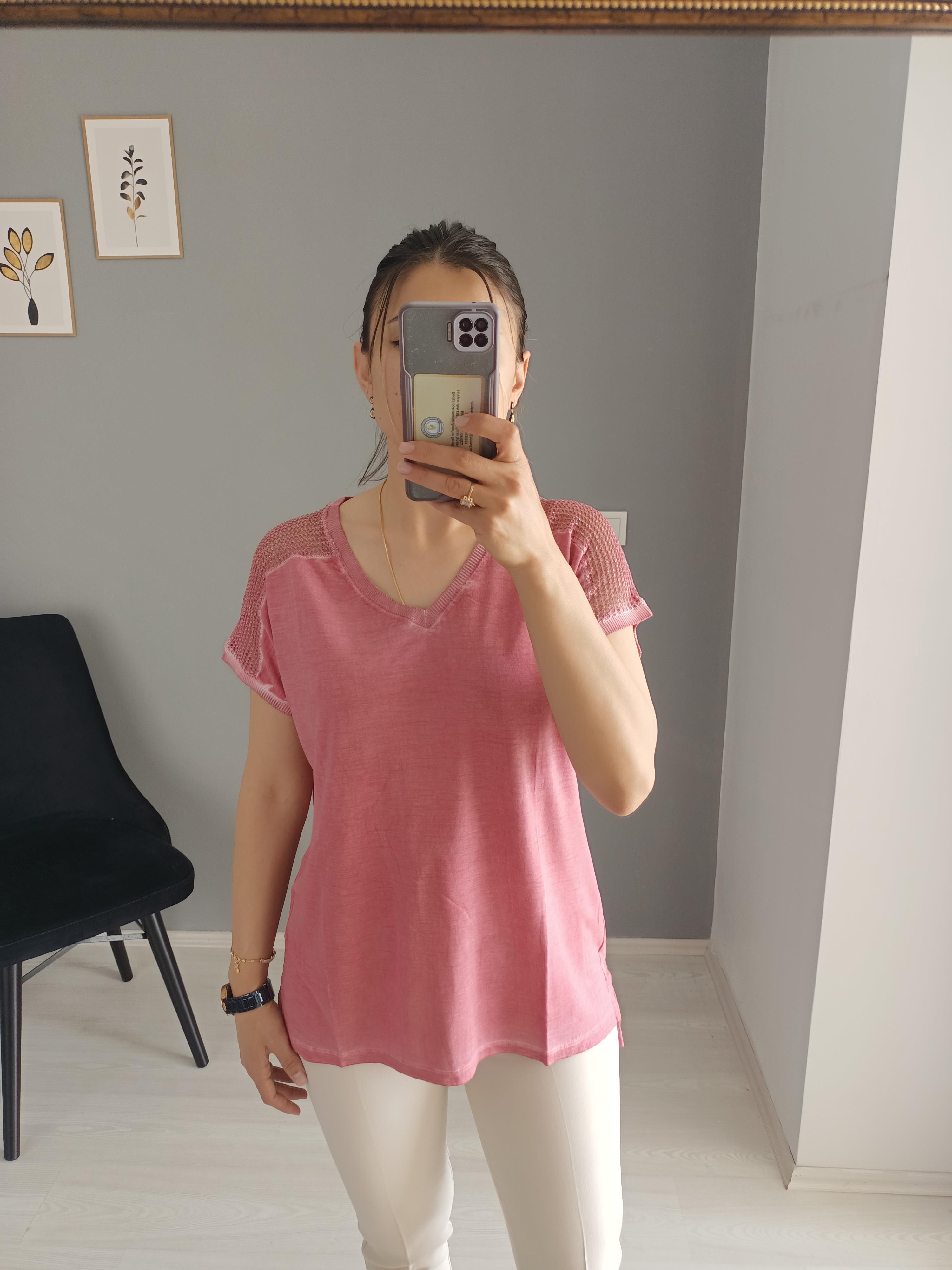 BATİK YIKAMALI BLUZ