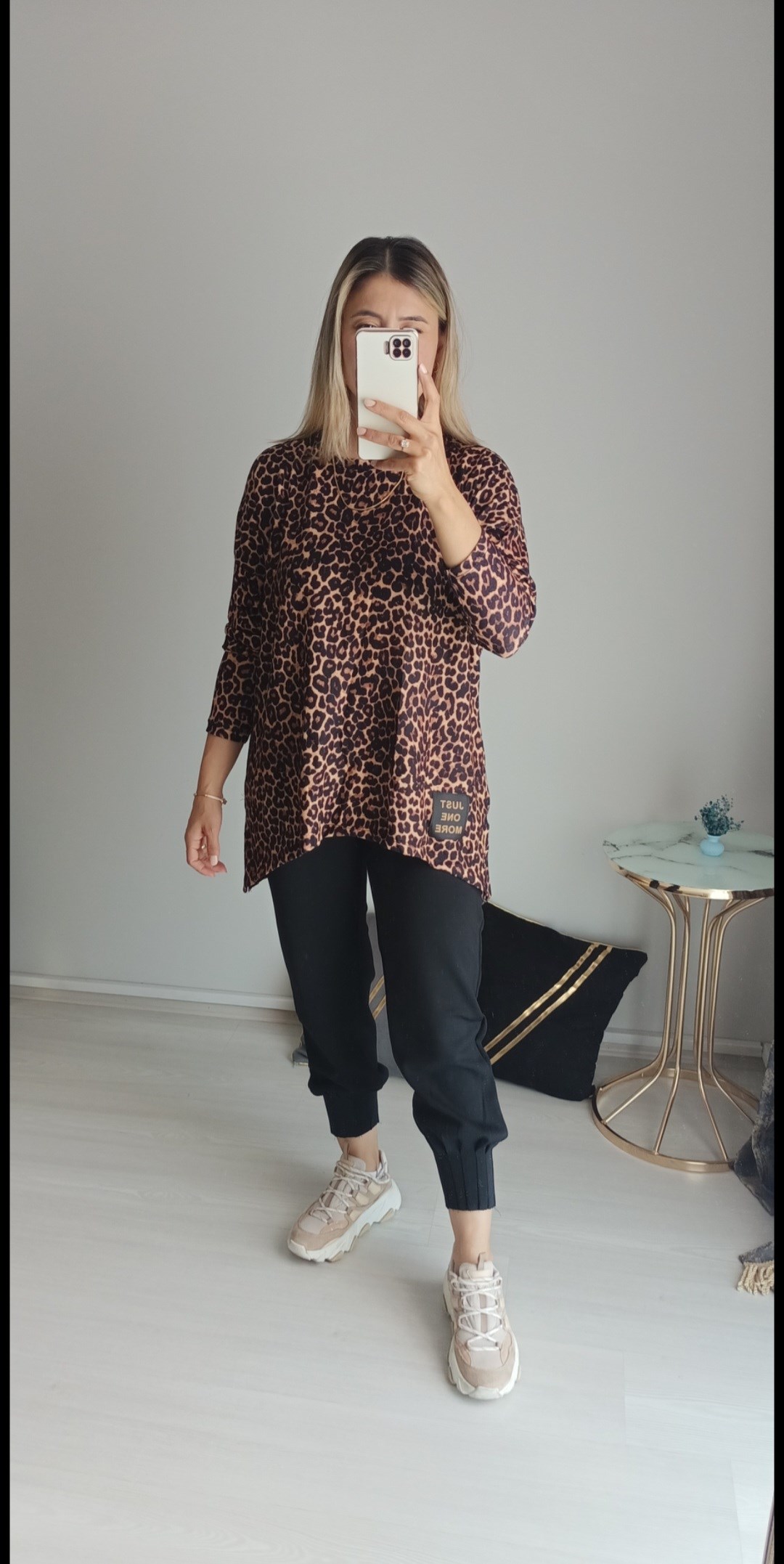 LEOPAR DESEN İKİLİ TAKIM
