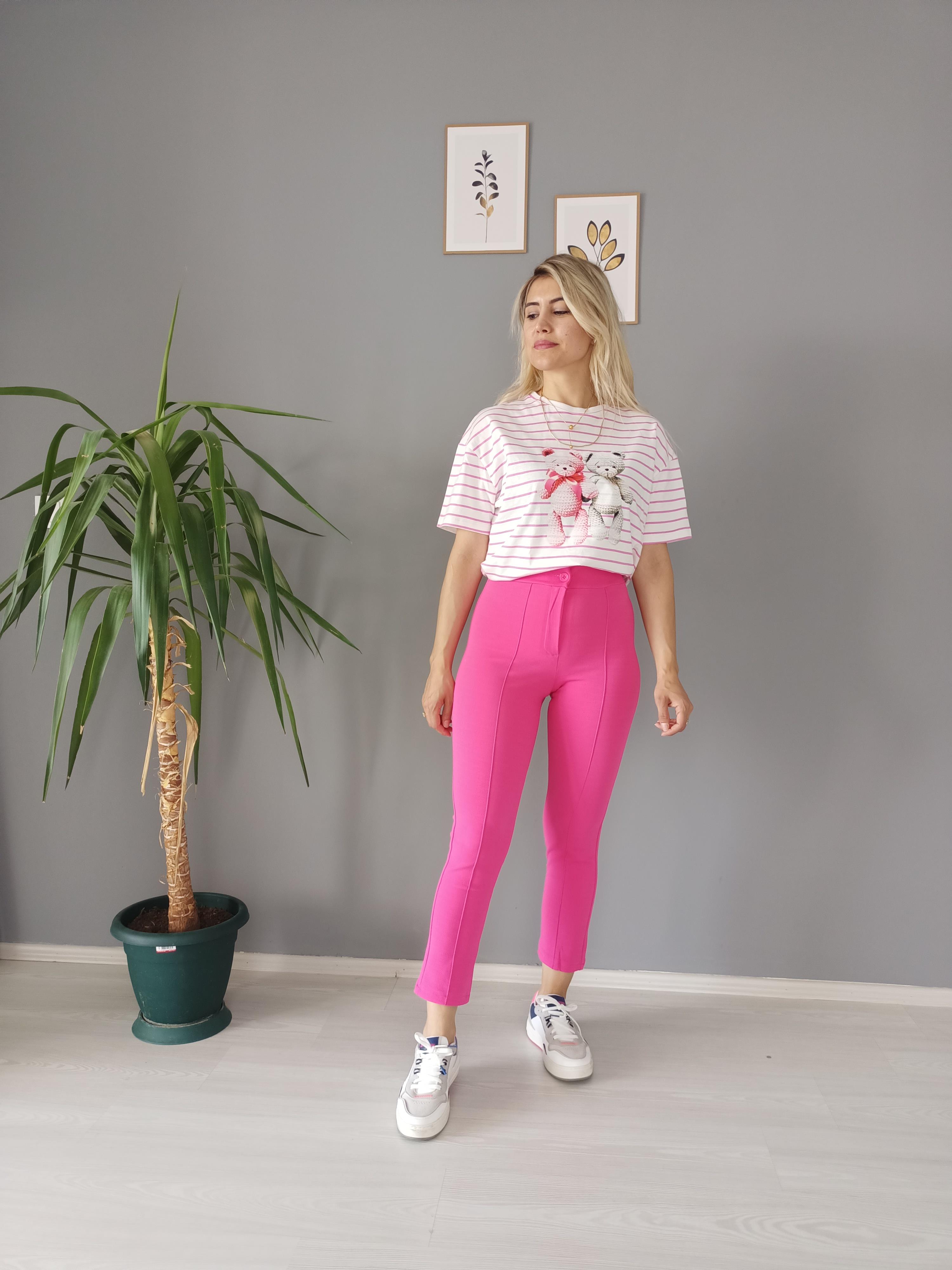 Pantolon pembe 
