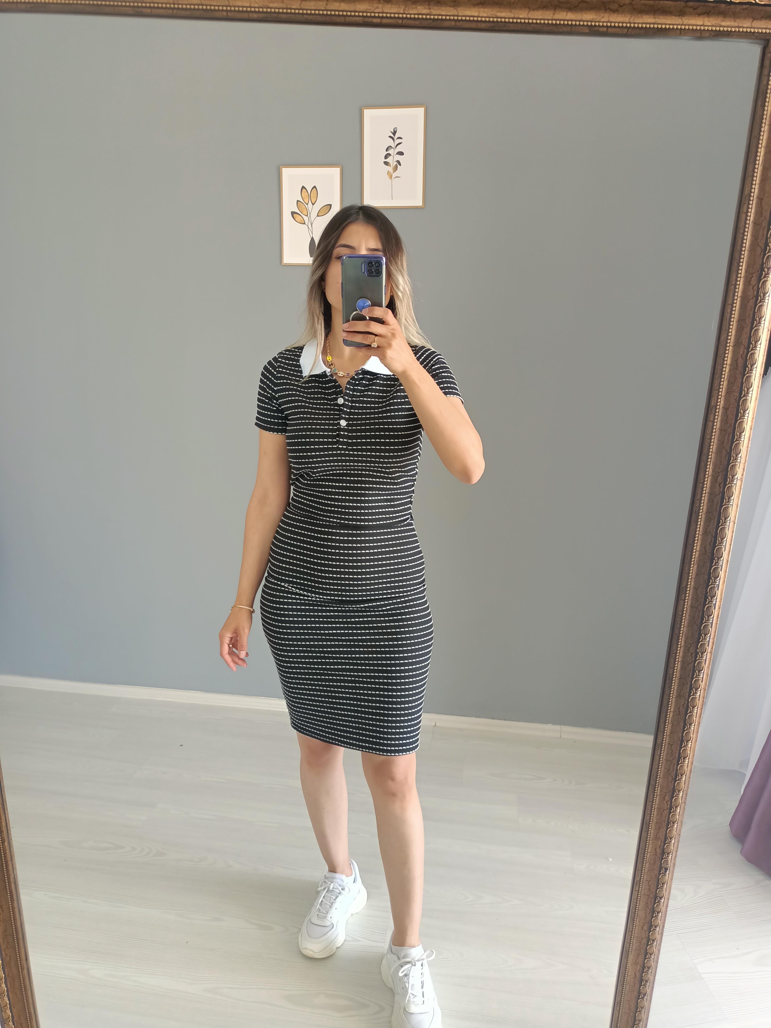 Polo yaka elbise 