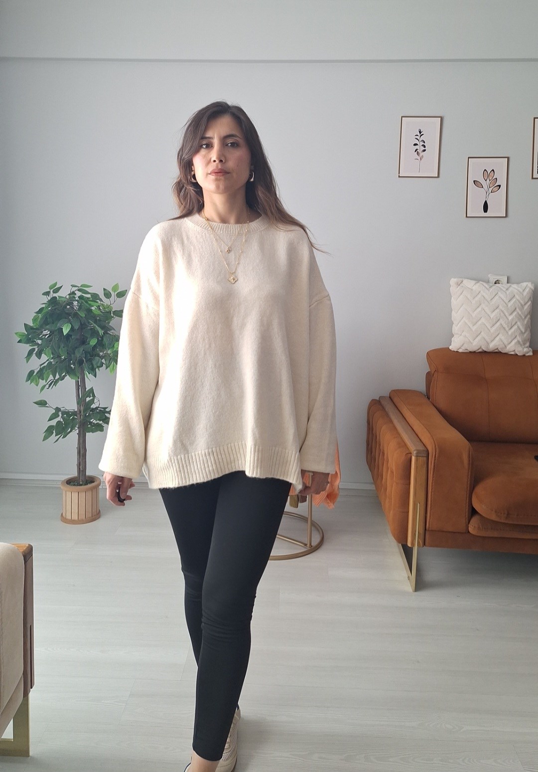 TRİKO KAZAK EKRU