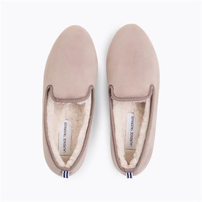 CHAUSSON DOLGULU KADİFE EV AYAKKABISI