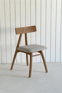 Slim Masif Ceviz Ahşap Sandalye