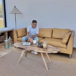 Surf Masif Ceviz Ahşap Orta Sehpa