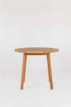 Round Masif Kayın Yuvarlak Masa 90cm