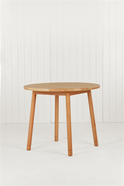 Round Masif Kayın Yuvarlak Masa 90cm