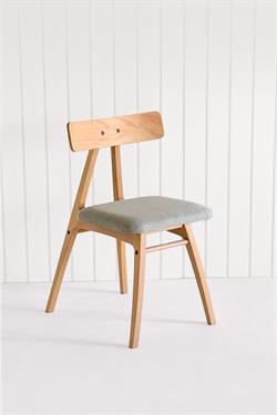 Slim Kayın Masif Ahşap Sandalye