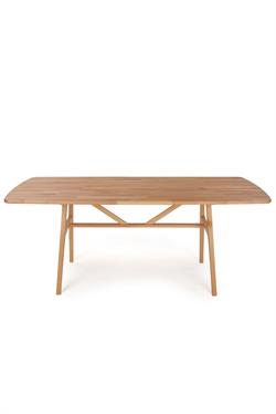 Slim Masif Kayın Ahşap Masa 