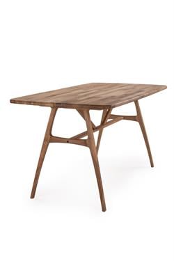 Slim Masif Ceviz Ahşap Masa