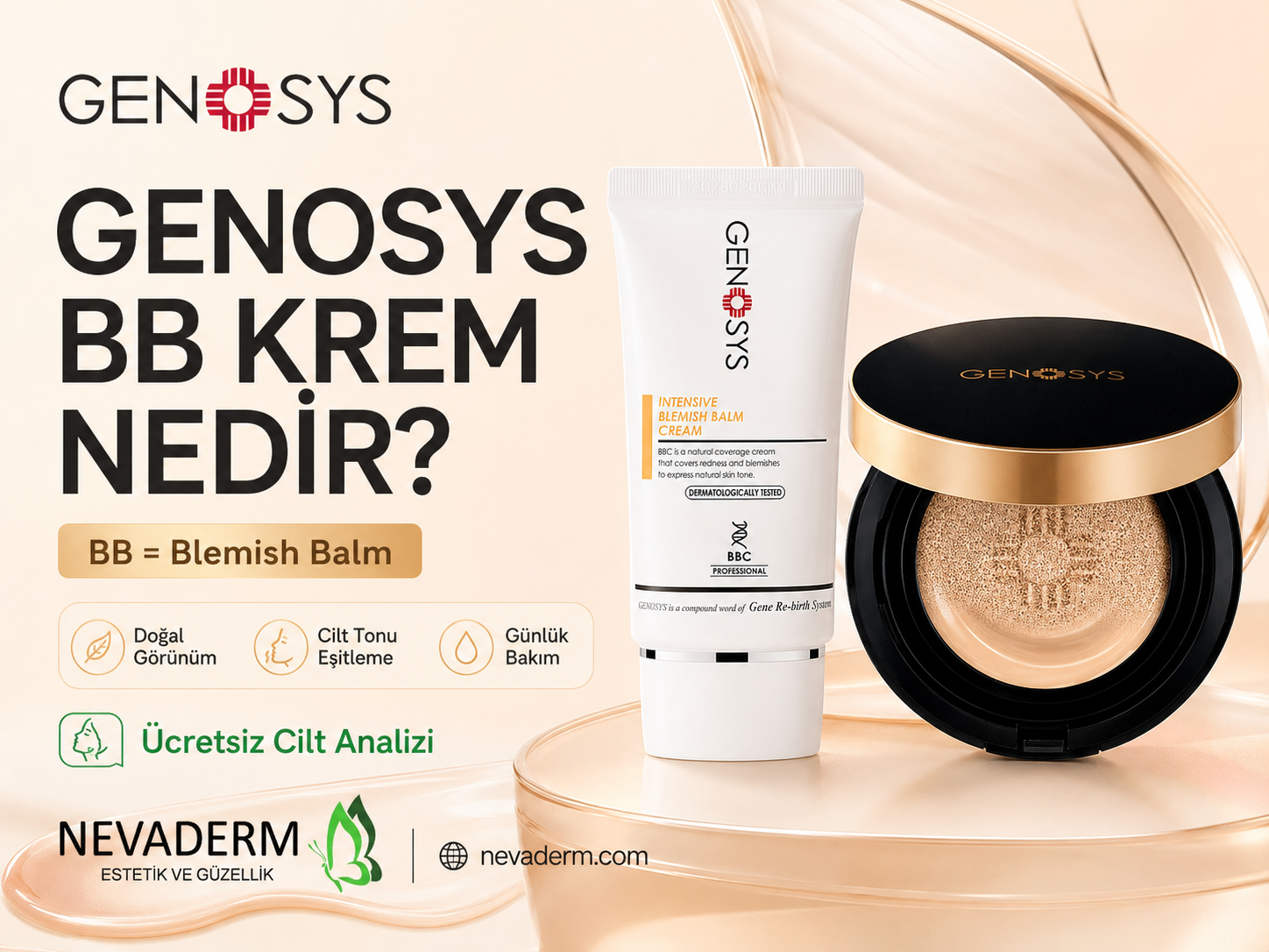 Genosys BB krem çeşitleri ve BB krem anlamı