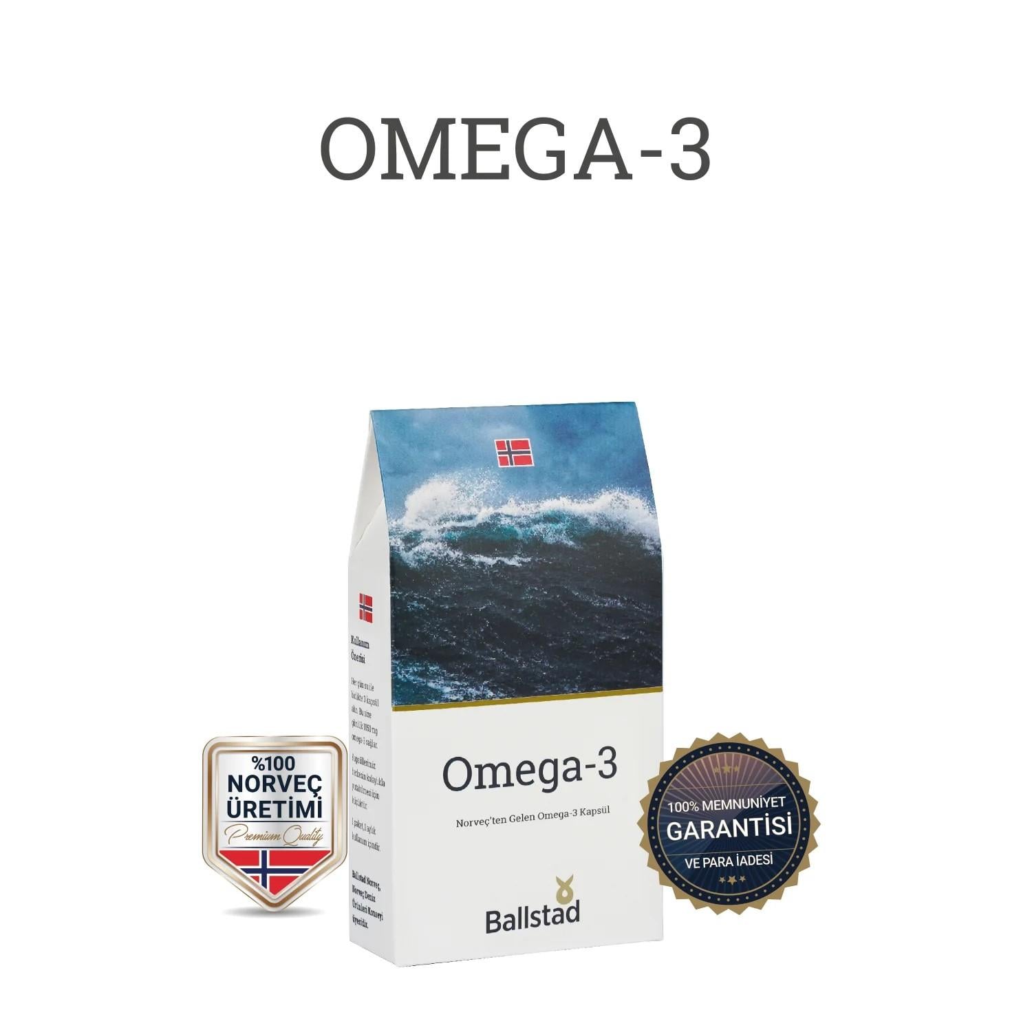 Ballstad Omega-3 90 kapsül