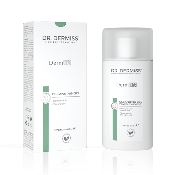 DermAC Akneli Cilt Temizleme Jeli (200 ml)
