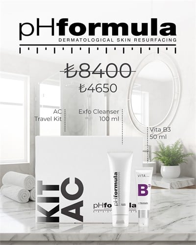 AC TRAVEL KİT + VİTA B3 KREM + EXFO CLEANSER