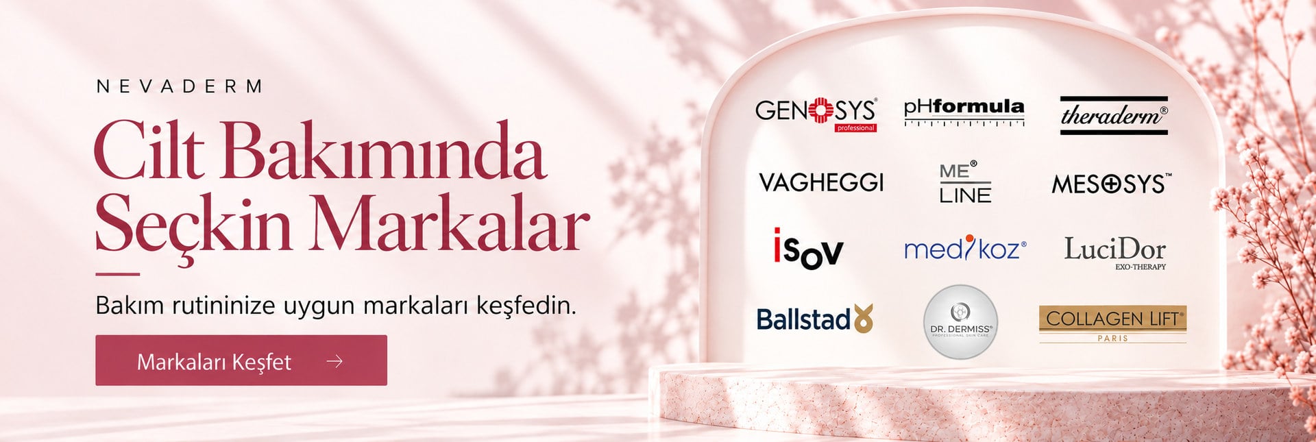 Nevaderm’de Genosys, pHformula ve diğer cilt bakım markalarını keşfedin