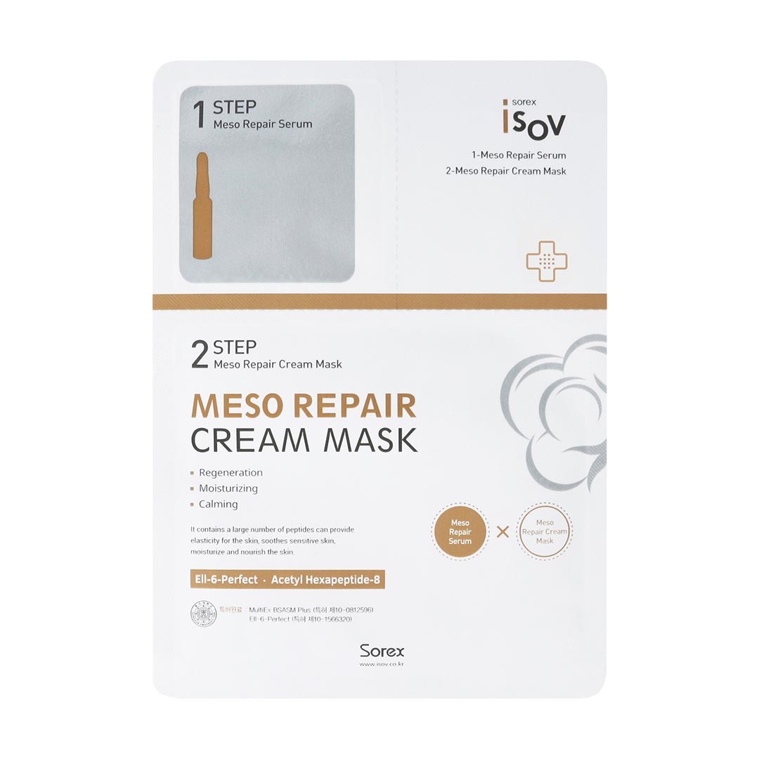 Meso Repair Cream Mask - 2 Step 2ml*10 adet + 30gr*10 adet