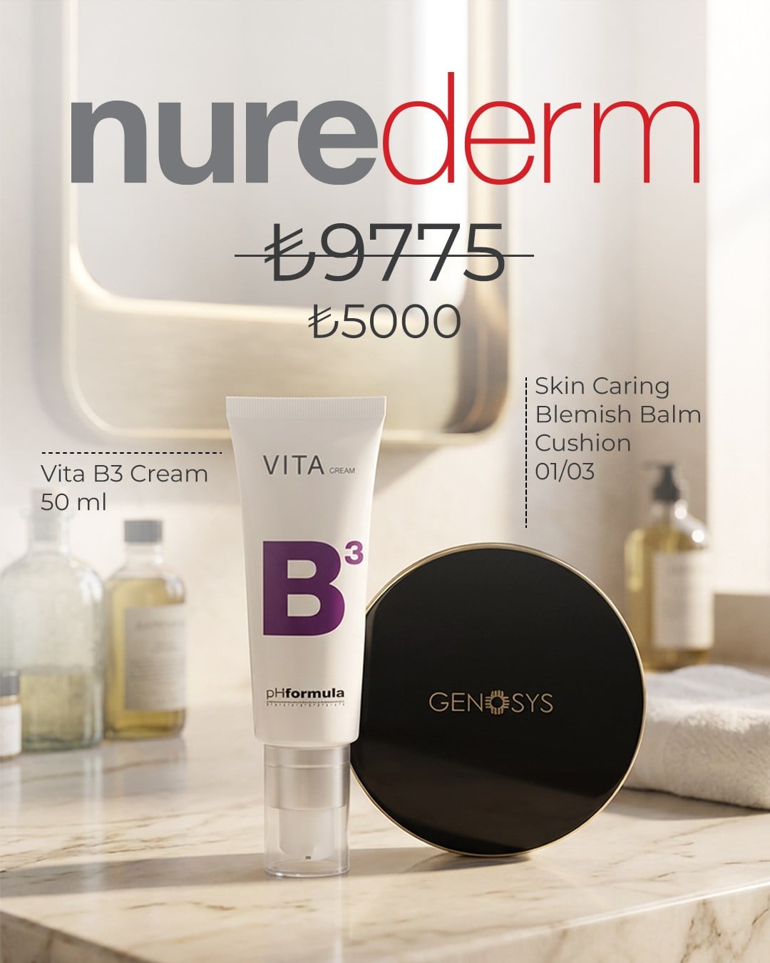 VİTA B3 KREM + CUSHION İVORY