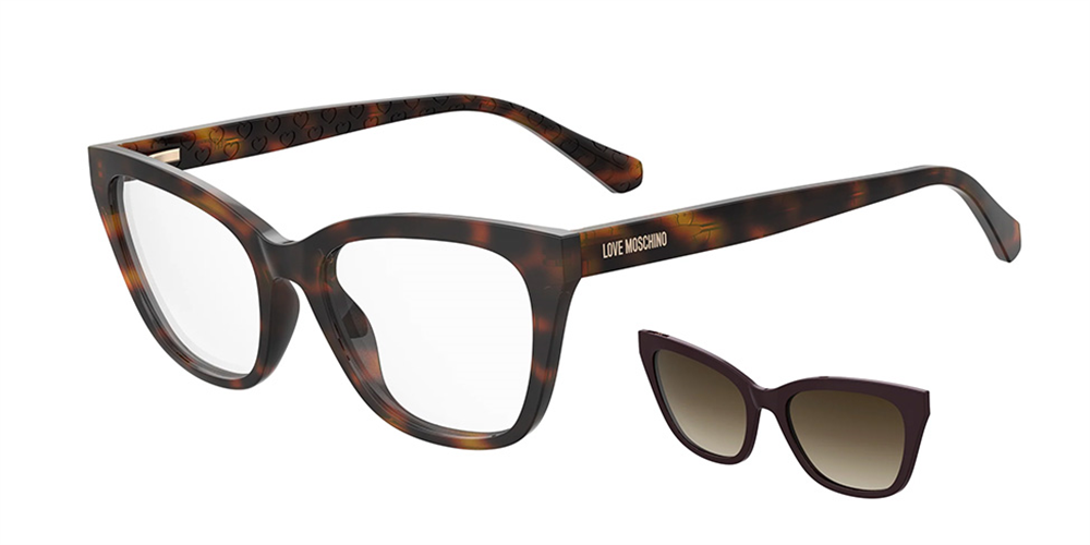 LOVE MOSCHINO MOL071/CS (Güneş Klipsli) MFX 53 Kadın Güneş Gözlüğü