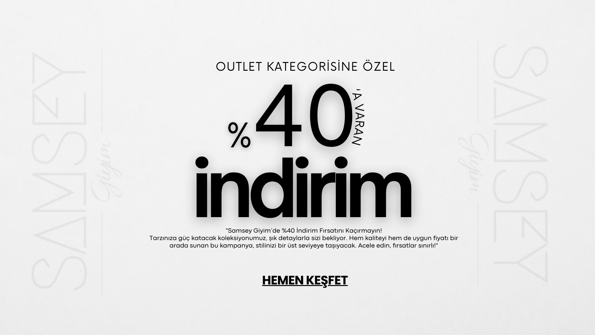 Sezon Sonuna Özel İndirim