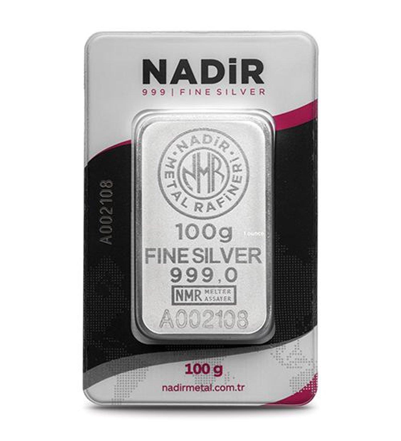 100 Gr Külçe Gümüş