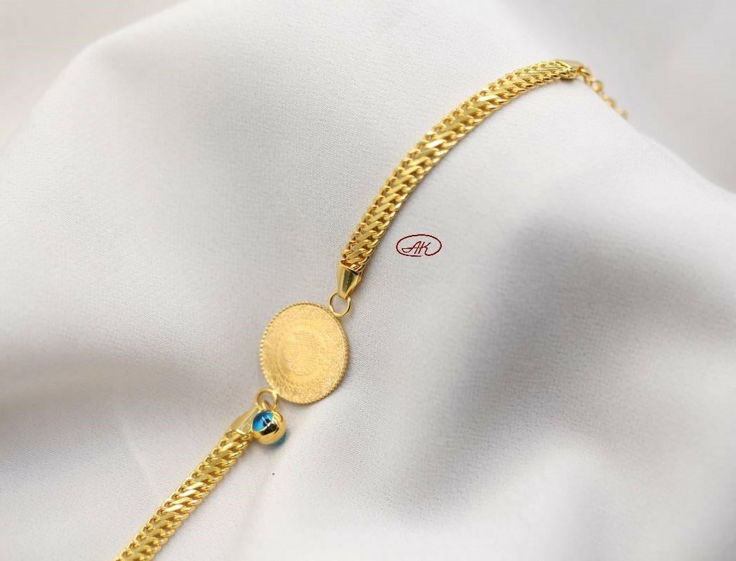 14 Ayar Çeyrekli Bileklik