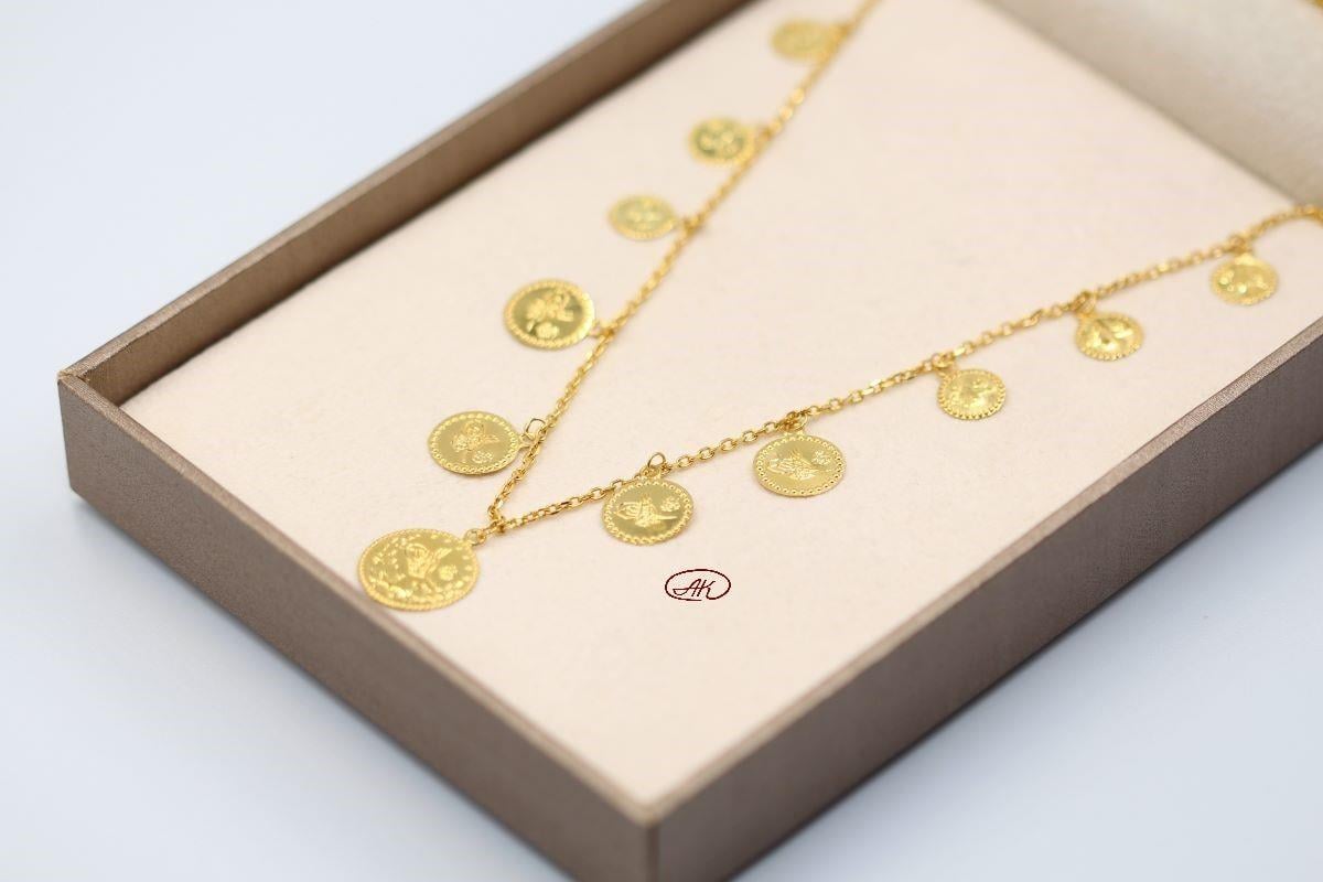 14 Ayar Reşat Görünümlü Kolye