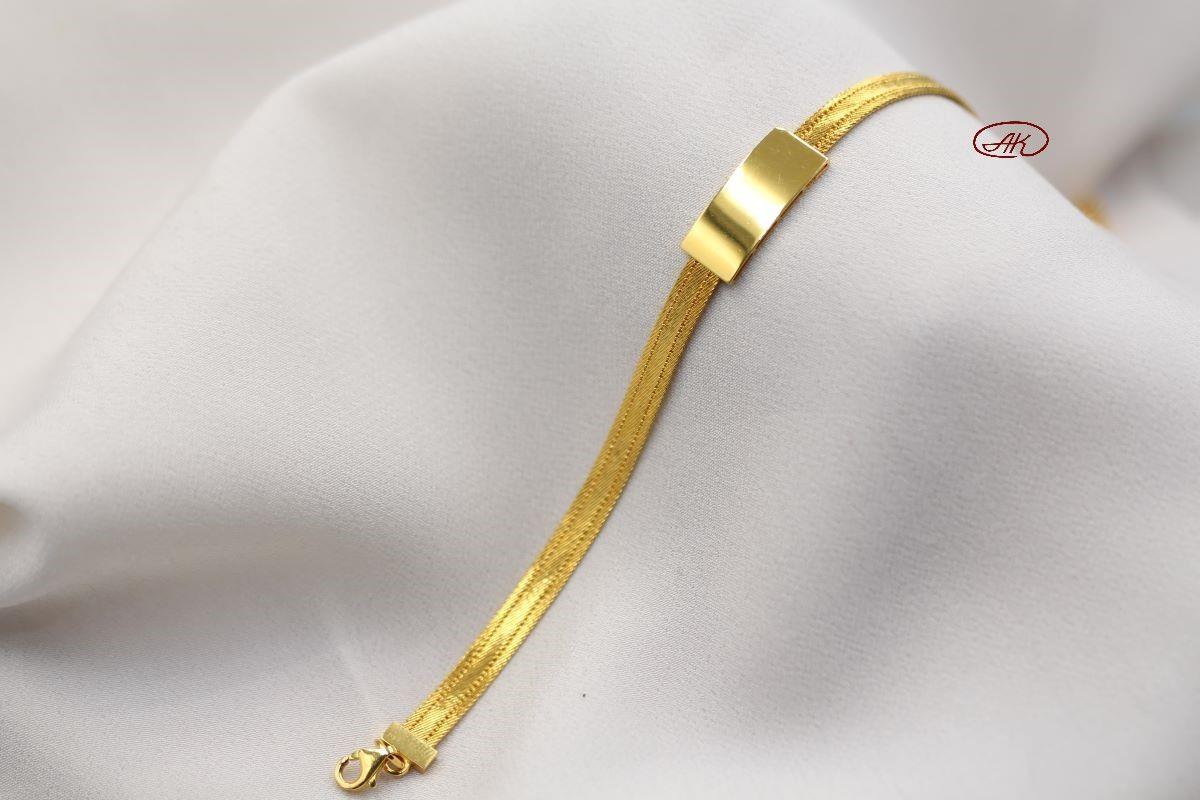 14 Ayar Trabzon Hasır Bileklik