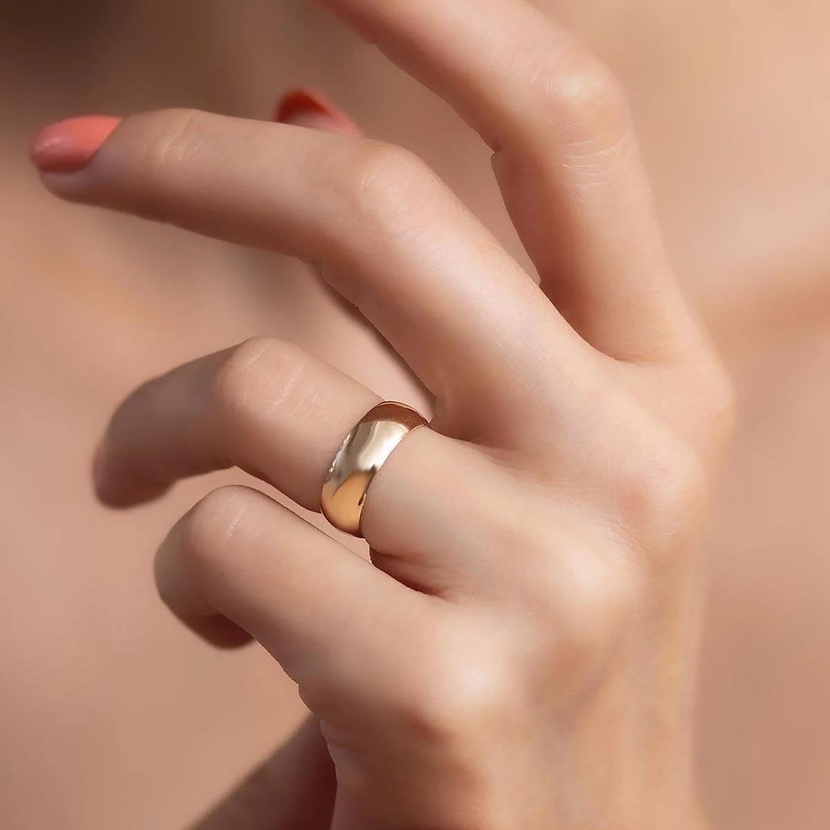 6 MM Bombeli Klasik Alyans