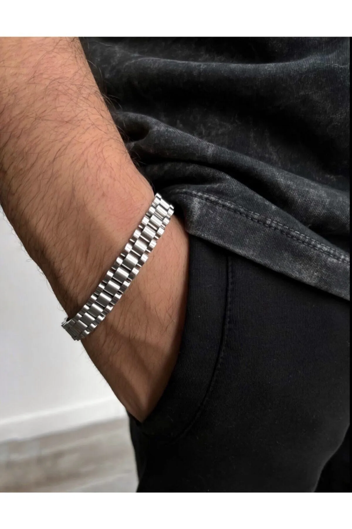 Çelik Erkek Bileklik