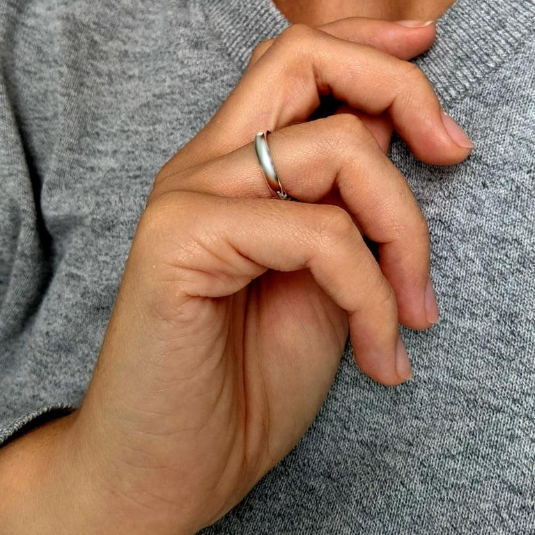 Gümüş Alyans 3 mm bombe klasik