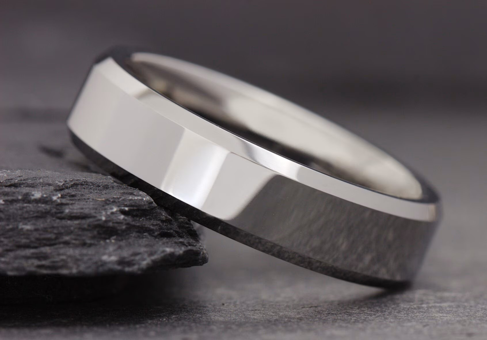 Gümüş Alyans 6 mm Düz Klasik