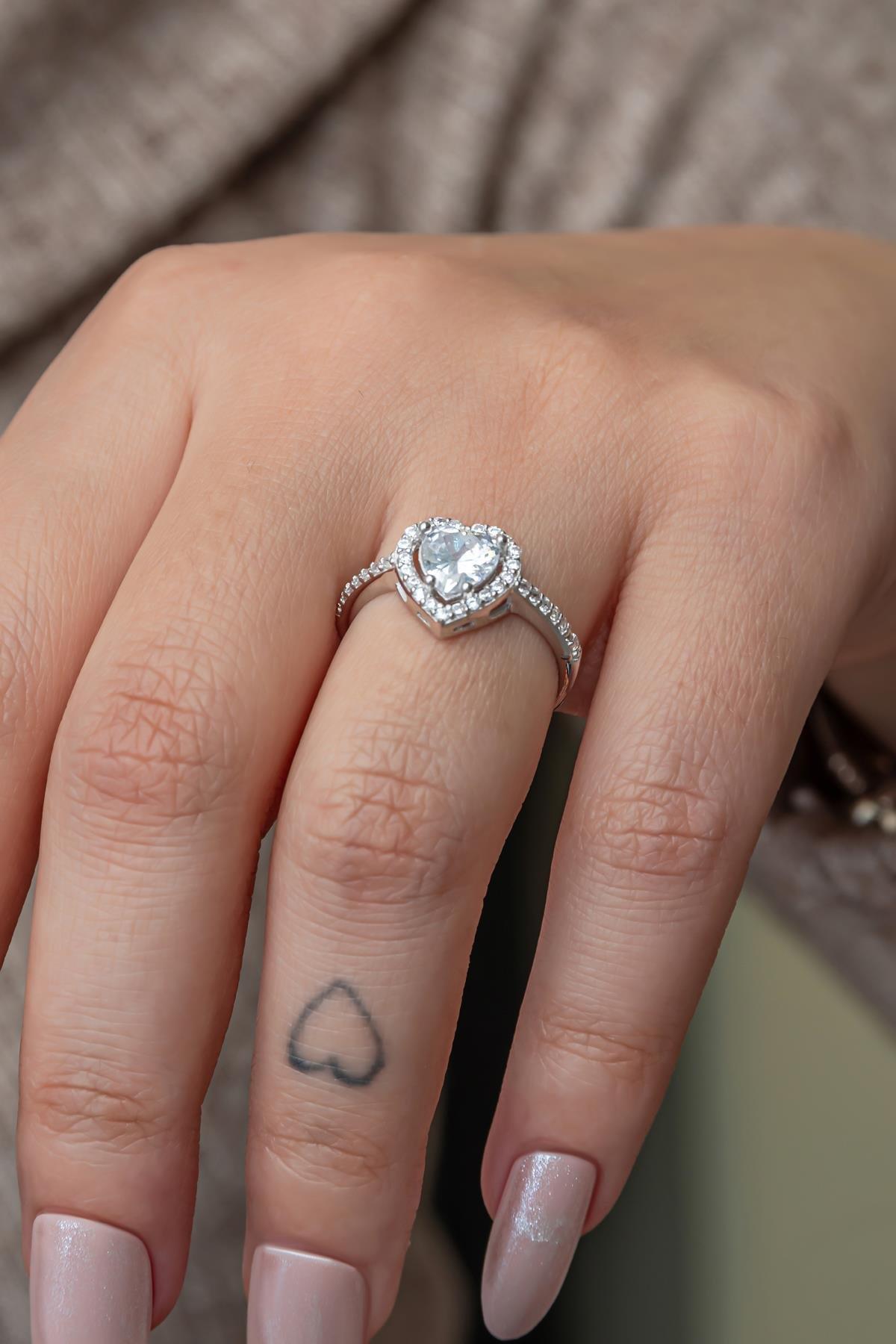 Kalpi Kadın Gümüş Yüzük