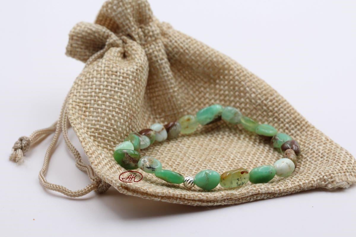 Krizopras Taş Bileklik