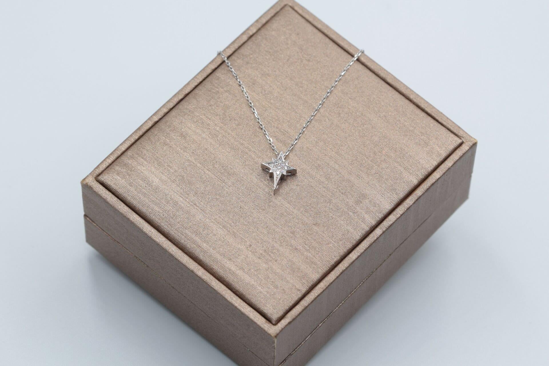 Kutup Yıldızı Minimal Kolye
