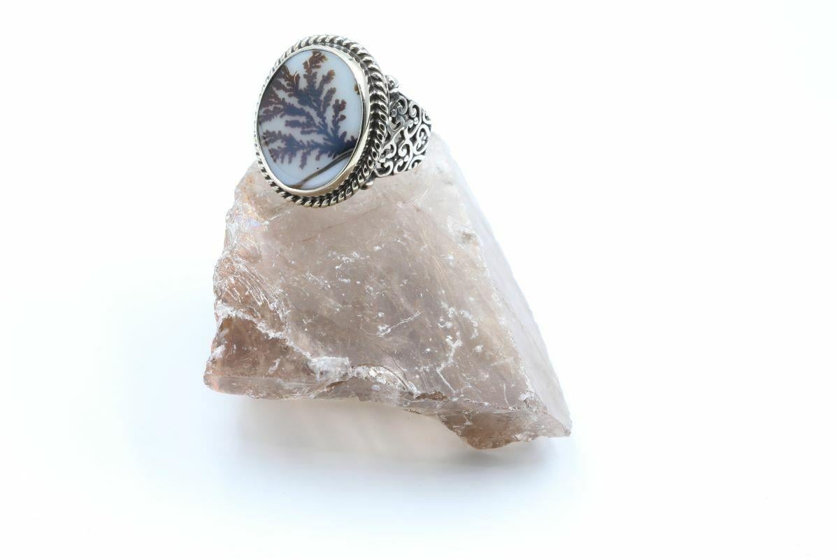 Şecer Akik Taş Erkek Yüzük