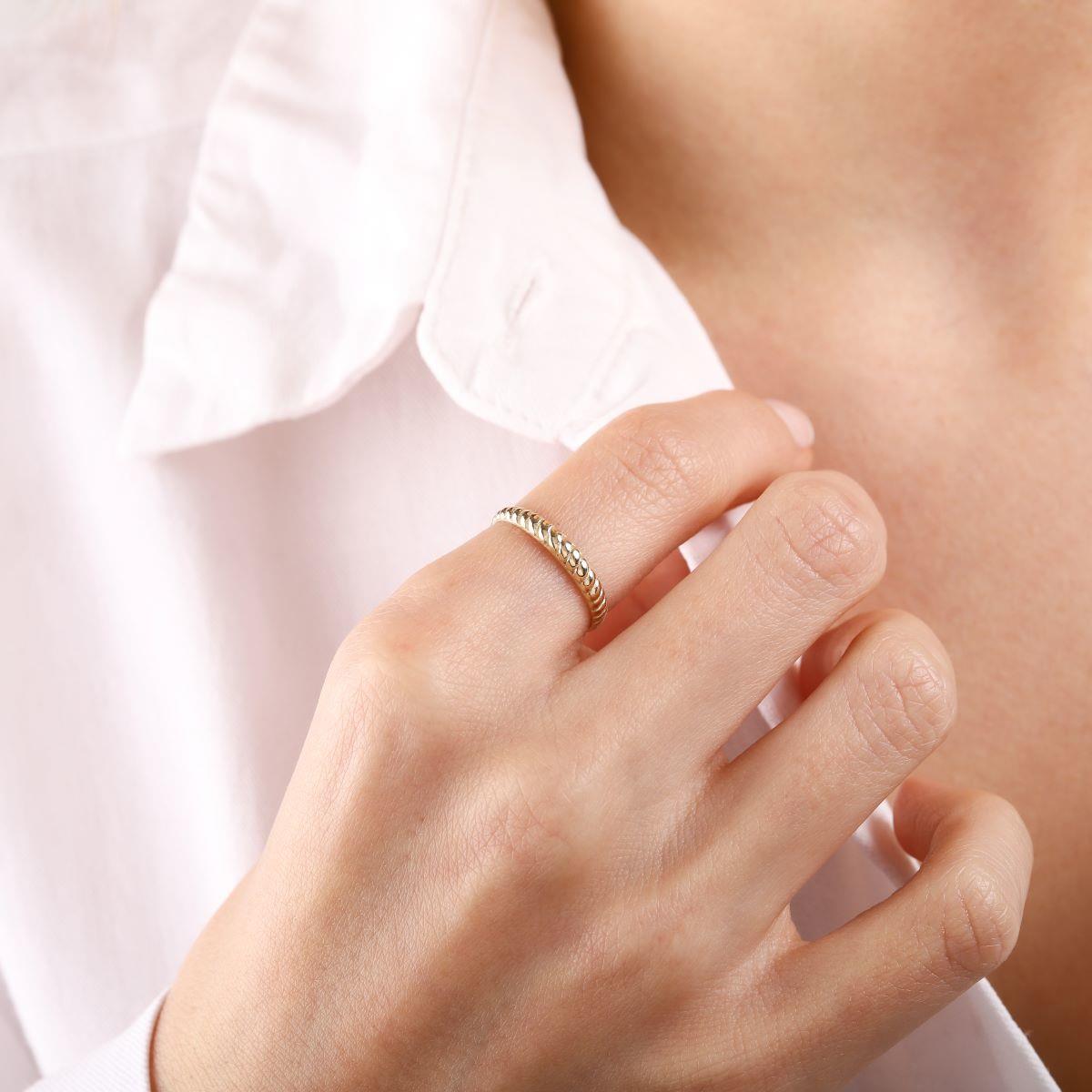 Taşsız Burgu Yüzük