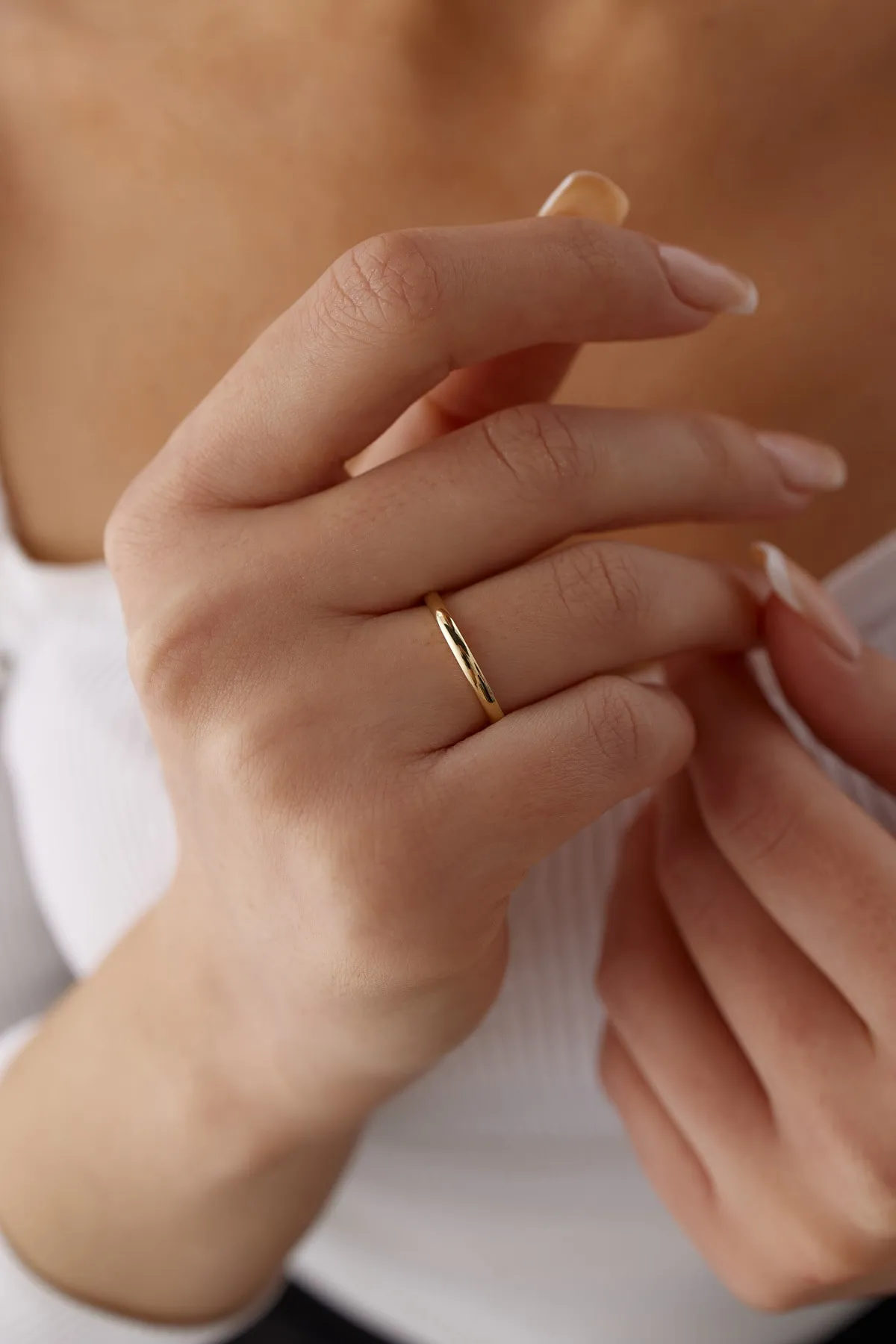 2 mm Bombeli Klasik Alyans