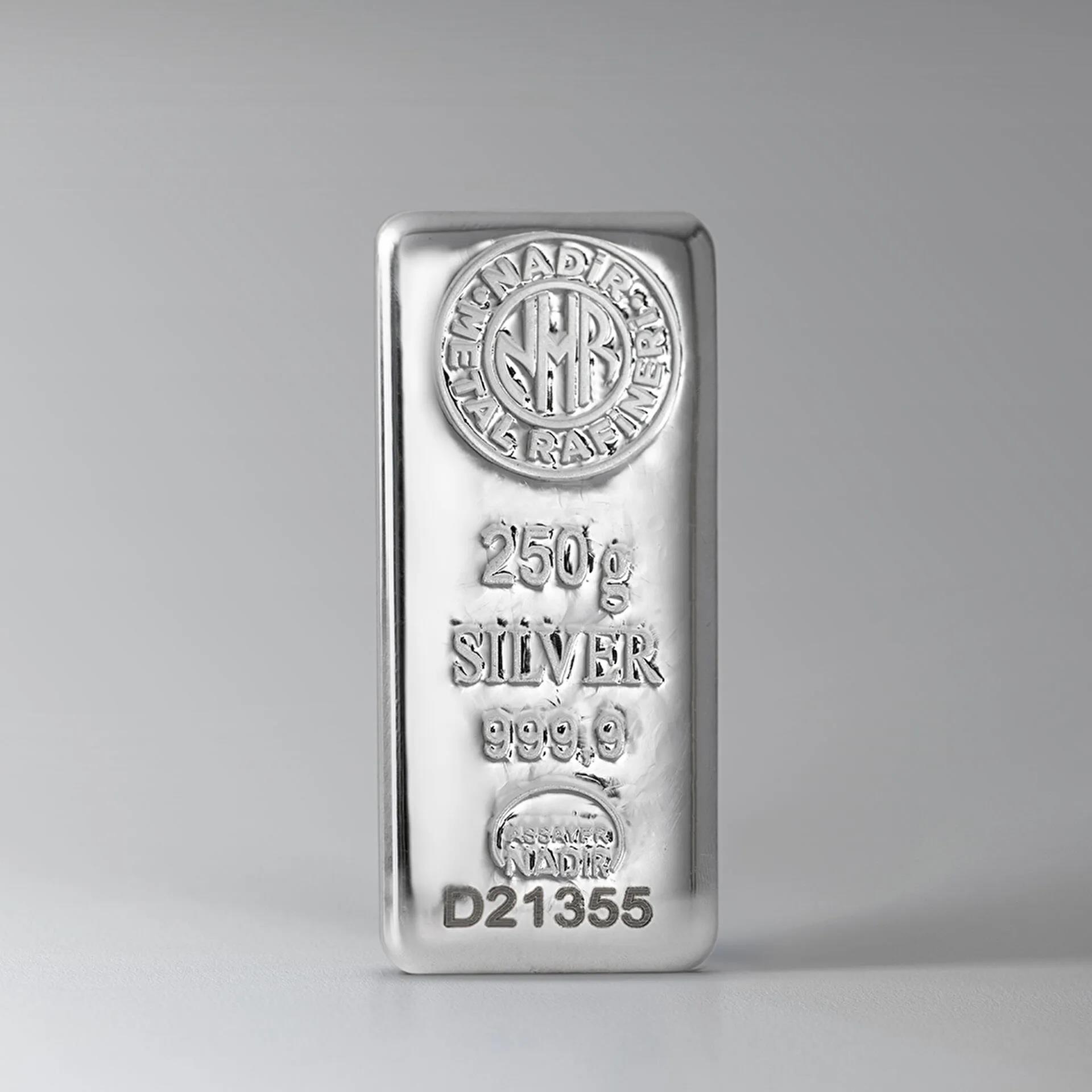 250 Gr Külçe Gümüş